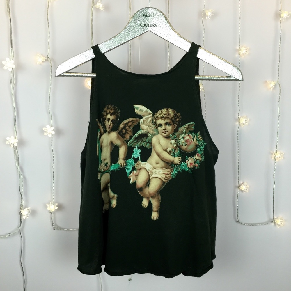 ✨COMING SOON!✨ Wildfox Cherubs Angel Baby Tank XS - Picture 2 of 8